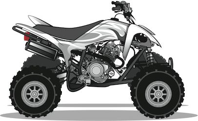 ATV, 四轮摩托车 PNG透明背景免抠图元素 素材中国编号:94222