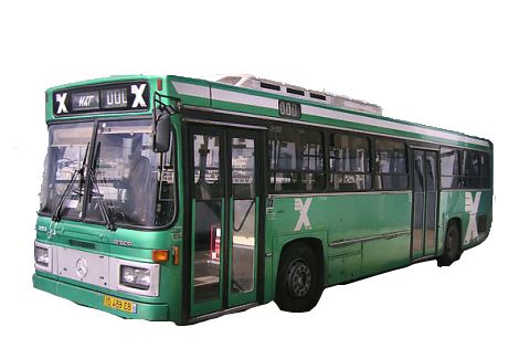 巴士PNG透明元素免抠图素材 16素材网编号:8612