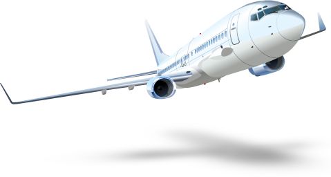 飞机PNG透明元素免抠图素材 16素材网编号:5257