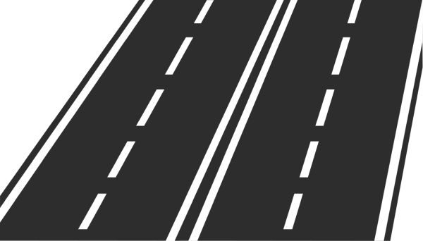 高速公路 PNG透明背景免抠图元素 1
