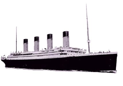 泰坦尼克号 PNG透明背景免抠图元素 16图库网编号:65360