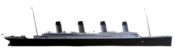 泰坦尼克号 PNG透明背景免抠图元素 16图库网编号:65367