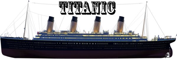 泰坦尼克号 PNG免抠图透明素材 16设计网编号:65381