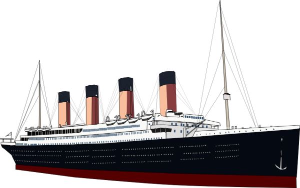 泰坦尼克号 PNG免抠图透明素材 16设计网编号:65384