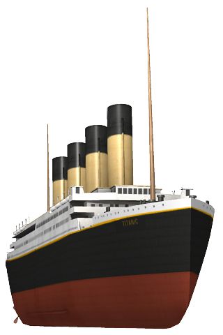 泰坦尼克号 PNG免抠图透明素材 16设计网编号:65385