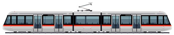 有轨电车 PNG免抠图透明素材 16设计网编号:66165