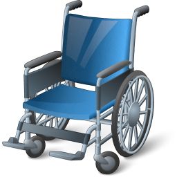 轮椅PNG透明背景免抠图元素 16图库网编号:17867