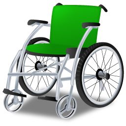 轮椅PNG透明背景免抠图元素 16图库网编号:17871