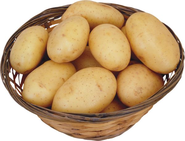 盘子里的土豆PNG透明背景免抠图元素 素材中国编号:98076