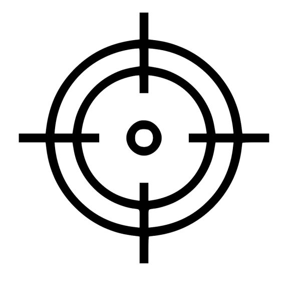 瞄准目标PNG透明背景免抠图元素 16图库网编号:87408