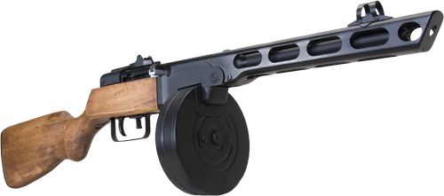 PPSH突击步枪PNG免抠图透明素材 16设计网编号:1396