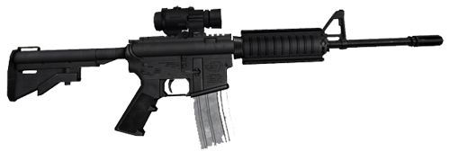 M4突击步枪 PNG免抠图透明素材 16设计网编号:1399