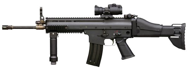 SCAR突击步枪PNG免抠图透明素材 素材中国编号:1403