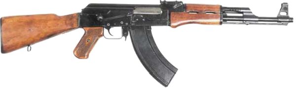 AK-47 卡拉什 俄罗斯突击步枪 PNG透明背景免抠图元素 素材中国编号:1407