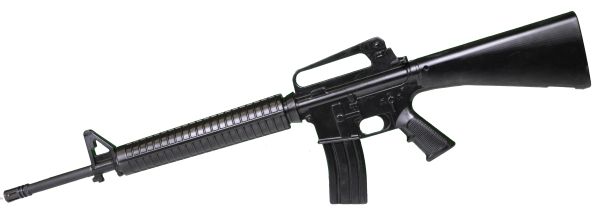 M16美国突击步枪 PNG透明背景免抠图元素 16图库网编号:1433