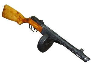 PPSH苏联突击步枪PNG免抠图透明素材 普贤居素材编号:1449