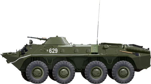 BTR (vehicle) PNG透明背景免抠图