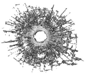 子弹孔PNG免抠图透明素材 16设计网