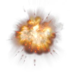 爆炸 PNG透明背景免抠图元素 16图库网编号:15357
