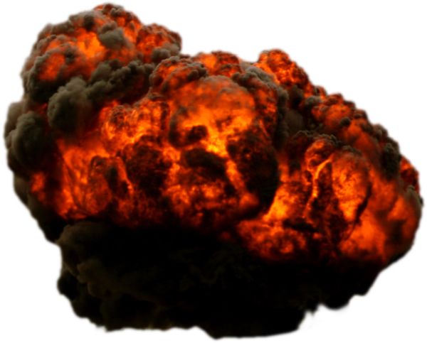 爆炸 PNG透明背景免抠图元素 16图库网编号:15360