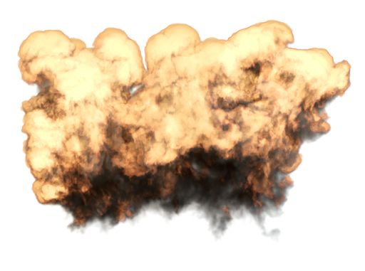爆炸 PNG透明背景免抠图元素 16图库网编号:15377