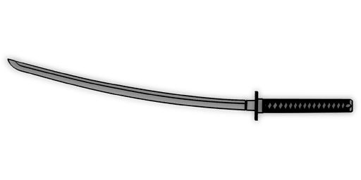 武士刀 PNG免抠图透明素材 16设计网编号:46967