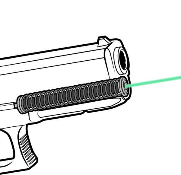 激光瞄准具 PNG免抠图透明素材 16设计网编号:107242