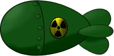核弹PNG免抠图透明素材 16设计网编号:62904