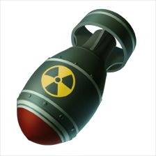 核弹PNG免抠图透明素材 素材天下编号:62882