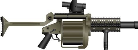 榴弹发射器 PNG免抠图透明素材 16设计网编号:26627