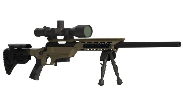 狙击步枪 PNG透明元素免抠图素材 16素材网编号:28496