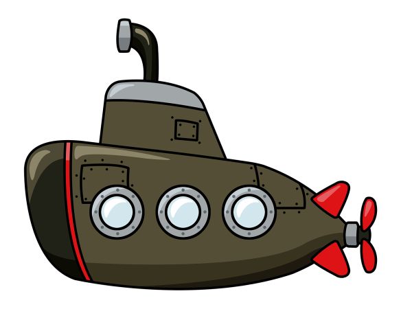 潜水艇 PNG透明背景免抠图元素 素材中国编号:45565