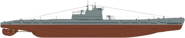 潜水艇 PNG透明元素免抠图素材 16素材网编号:45599