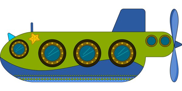 潜水艇 PNG免抠图透明素材 16设计