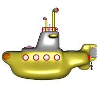 潜水艇 PNG免抠图透明素材 16设计网编号:45611