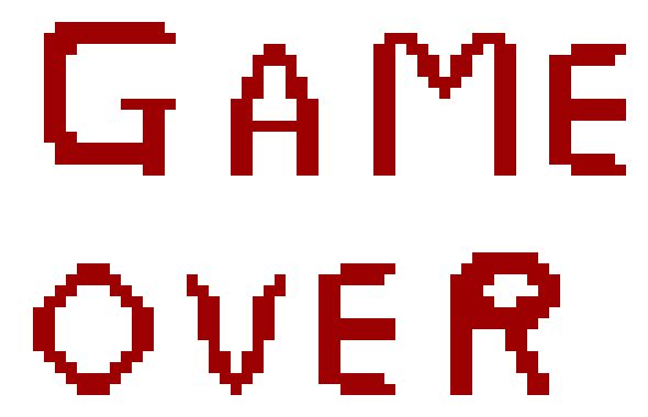 Game over PNG免抠图透明素材 16设计网编号:83331