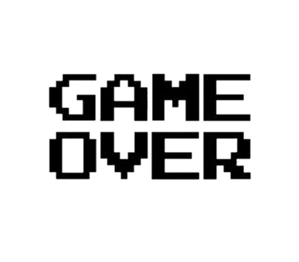 Game over PNG免抠图透明素材 16设计网编号:83333
