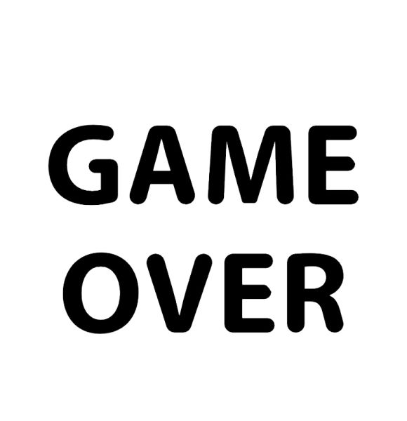 Game over PNG免抠图透明素材 16设计网编号:83320