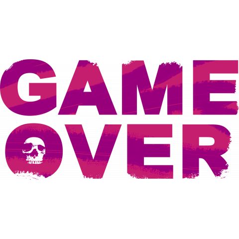 Game over PNG透明背景免抠图元素 16图库网编号:83343