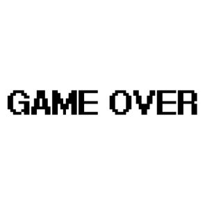 Game over PNG免抠图透明素材 16设计网编号:83346