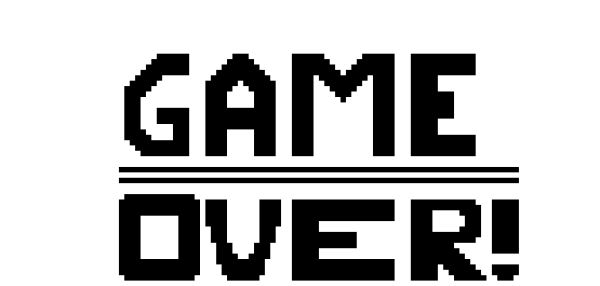 Game over PNG透明背景免抠图元素 16图库网编号:83353