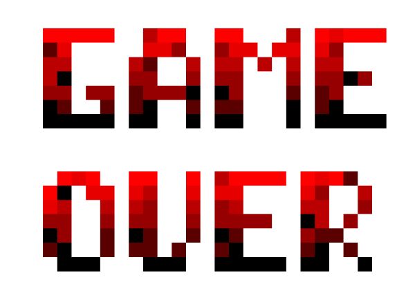 Game over PNG透明背景免抠图元素 16图库网编号:83360