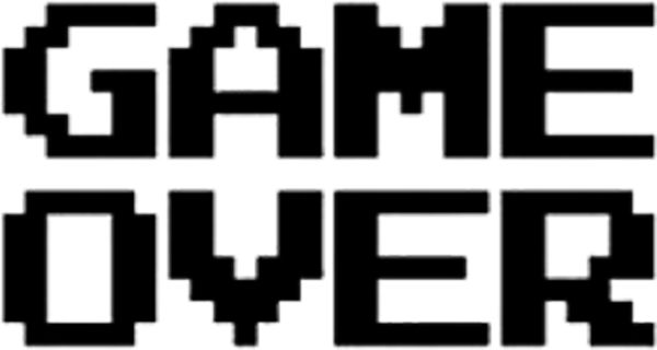Game over PNG免抠图透明素材 16设计网编号:83367