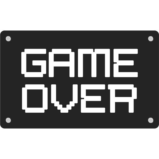 Game over PNG免抠图透明素材 16设计网编号:83368