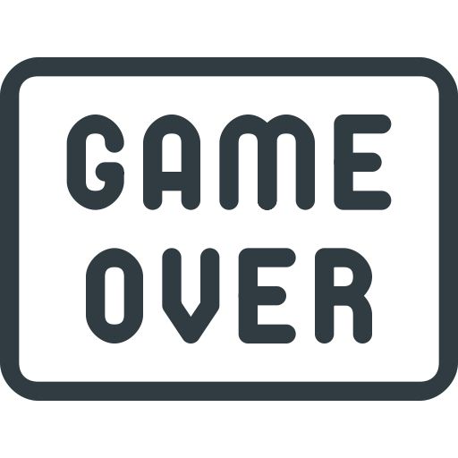 Game over PNG免抠图透明素材 16设计网编号:83371