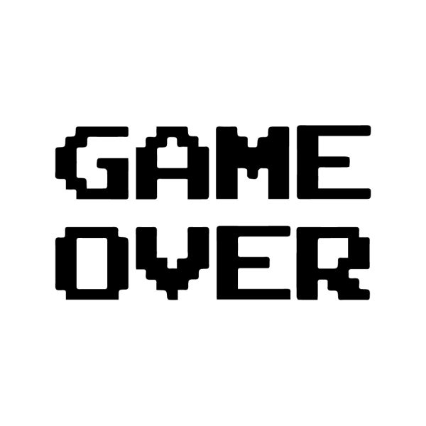 Game over PNG透明背景免抠图元素 16图库网编号:83375
