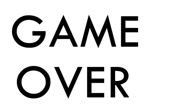 Game over PNG透明背景免抠图元素 16图库网编号:83325