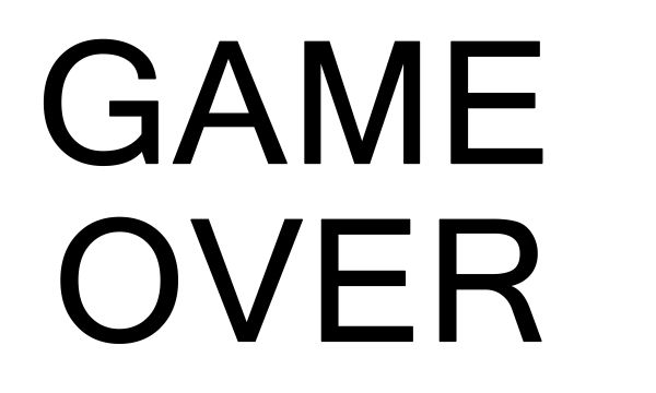 Game over PNG免抠图透明素材 16设计网编号:83326