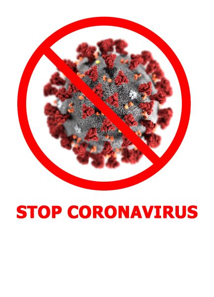 阻止冠状病毒！ PNG免抠图透明素材 