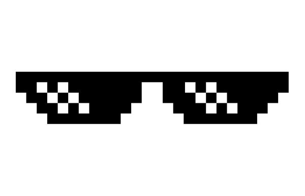 暴徒生活眼镜 PNG透明背景免抠图元素 素材中国编号:58214